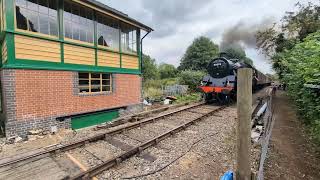 80078 returning to Wymondham abbey station after running around its train [upl. by Petunia433]