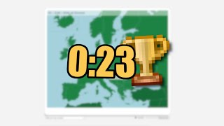 europe in 23 seconds former world record [upl. by Zaccaria]