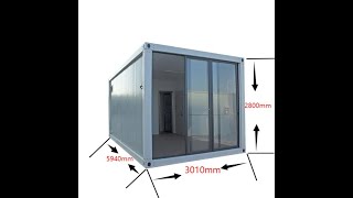 Installation video of the detachable container house [upl. by Atiuqrehs]