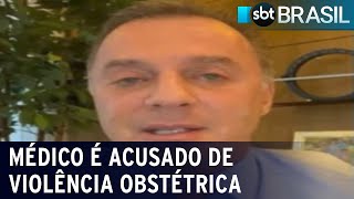 Ministério Público vai investigar médico acusado de violência obstétrica  SBT Brasil 141221 [upl. by Dinin]