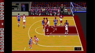 Genesis  NBA Showdown 94 © 1994 Electronic Arts  Gameplay [upl. by Jaye]