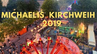 Michaelis Kirchweih Fürth 2019 Alle Fahrgeschäfte [upl. by Tomasine881]