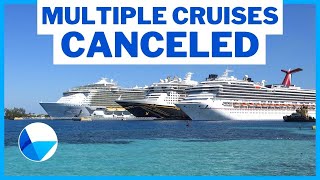 BREAKING CRUISE NEWS UPDATE Multiple Cruises Canceled Carnival Cruise Ship Overboard amp MORE [upl. by Swann]