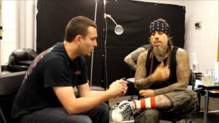 KoRn interview with Fieldy Rock on the Range 2013 [upl. by Aiden528]