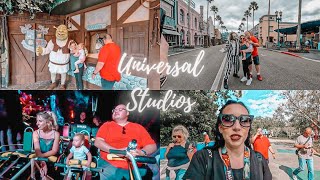 Orlando Florida Vlog Day 20 Universal Studios Meeting shrek amp Donkey amp Riding ET [upl. by Ennaegroeg149]