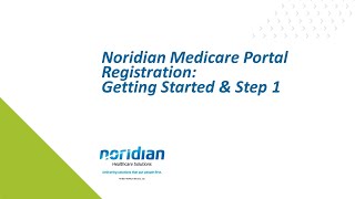 Noridian Medicare Portal Registration Getting Started amp Step 1 [upl. by Kylynn]