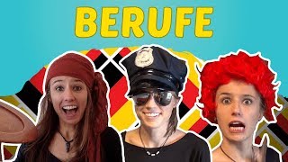 GERMAN LESSON 14 German professions  Deutsche Berufe Was sind Sie von Beruf 💇‍👷👮‍ [upl. by Deana820]