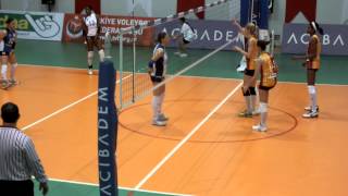 sarıyerGalatasaray Bayan Voleybol maçı13 [upl. by Ylle]