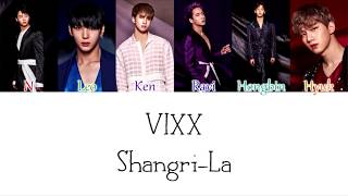 VIXX  ShangriLa LYRICS Color Coded HANROMENG [upl. by Mcilroy278]