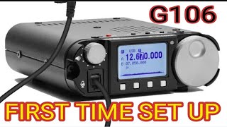 XIEGU G106  FIRST TIME CONNECT amp TEST OVERVIEW  2024 [upl. by Alphonso526]