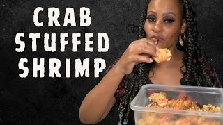 Super Yummy Crabmeat Stuffed Shrimp Recipe  Quick amp Tasty [upl. by Hinch]