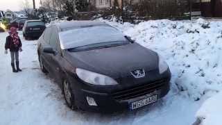 Peugeot 407 16 HDI cold start 17ºC [upl. by Notlehs87]