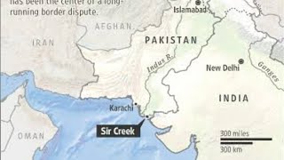 What is Thalweg doctrine Sir Creek dispute between India and Pakistan [upl. by Atenahs300]