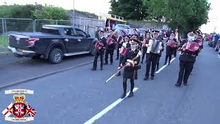 Ballinamallard Accordion Band 2  Brackey FB 10th Anniversary Parade 2024 [upl. by Howell724]