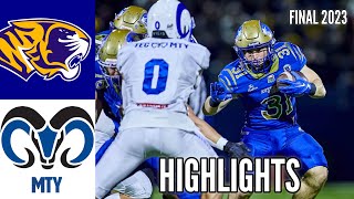 Auténticos Tigres UANL vs Borregos MTY Highlights C 14 Grandes  Liga Mayor ONEFA 2023  FINAL [upl. by Anirbus]