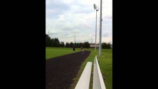 kayleigh running track with Air Force Dep members [upl. by Clevie853]