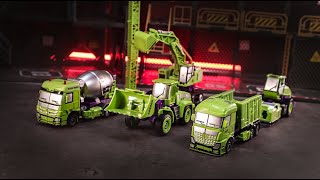 Devastator from China！Only cost 23 USD！Transformers stop motion by Mangmotion [upl. by Griffin]