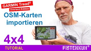 Garmin Tread Overland  Karten importieren [upl. by Ttenyl]