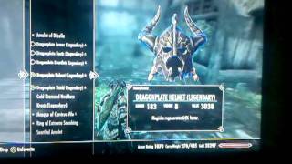 Skyrim Ultimate Tank Character Build [upl. by Aicirtam]