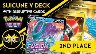 2nd Place Suicune V Deck Dominates Opponents Without Ludicolo Pokemon TCG [upl. by Merwyn]