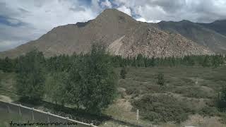 Train to lhasa from Shigatse train in roof of the world [upl. by Ardnekat]