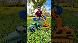 Rc Excavator and army truck full review [upl. by Elsey]