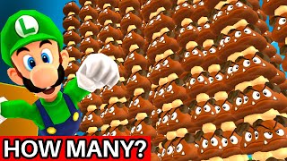 How Many Goombas Can You Defeat with a Single Groundpound in Super Mario 3D Land [upl. by Heer871]