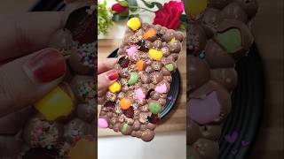 Mentos and Jelly Bubbly Chocolate🤓 cartoon shortvideo shorts chocolatewala spicyfoodcorner [upl. by Kienan676]