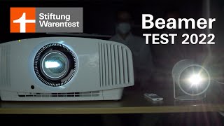 BeamerTest 2022 Die besten VideoBeamer und was beim BeamerKauf wichtig ist Stiftung Warentest [upl. by Brunhilde]