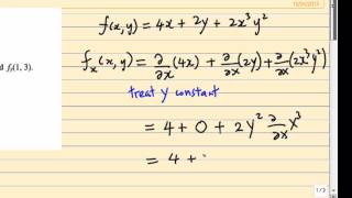 Example 2 on Partial Differentiation [upl. by Graff728]