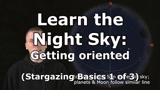 Getting oriented to better learn the night sky Stargazing Basics 1 of 3 [upl. by Durr94]