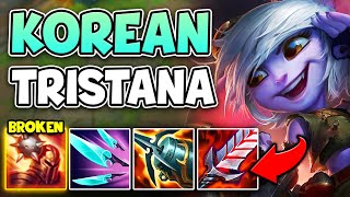 KOREAN TRISTANA TOP HAS NO COUNTER PLAY THIS IS 100 OPPRESSIVE [upl. by Nytsirt]