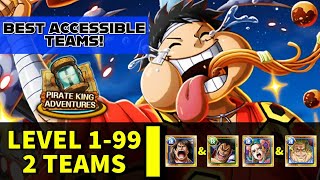 Pirate King Adventures VS Brook Level 199  BEST Accessible Teams One Piece Treasure Cruise [upl. by Nivlad]