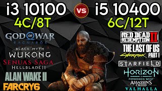 i3 10100 vs i5 10400  How Big Difference  Test In 14 Games  ft RTX 4070 Super [upl. by Allemaj]