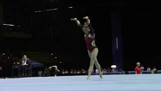 2020 Gymnix Jade Vansteenkiste BEL FX EF [upl. by Erdreid612]