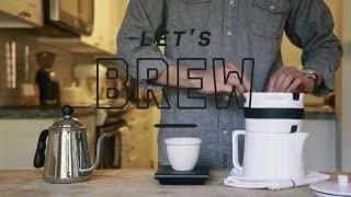 BREWING WITH THE KONE COFFEE FILTER [upl. by Ayat]