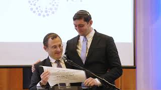 Dvir Cahana receiving semikha [upl. by Ydurt]