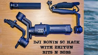 DJI Ronin SC Hack Underslung Like a Zhiyun Weebill S Gimbal Real Life [upl. by Ecinrahs120]