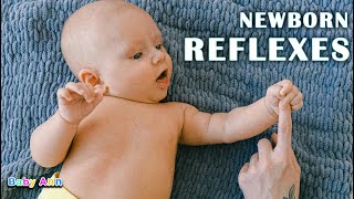 NEWBORN REFLEXES  Understanding Newborn Reflexes  Startle Reflex in newborn  Infant Reflexes [upl. by Nowtna33]