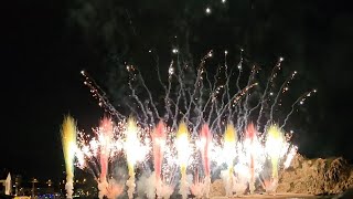 Vuurwerk Blanes 2472024 Pirotecnia Valenciana [upl. by Adall]