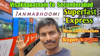 Visakhapatnam To Secunderabad Train JourneyJanmabhoomi ExpressBy telugutrainwala [upl. by Petes392]