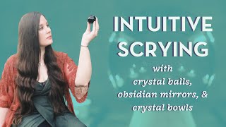 Divination with Crystals  3 Types of Crystal Scrying Tools [upl. by Leia]