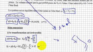 thermodynamique 2 smp s3 darijaExemple dun gaz parfait [upl. by Brnaba]