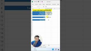 How to Modify Loan Criteria in Excel  How to Use Goal Seek Function In Excel shorts [upl. by Coreen]