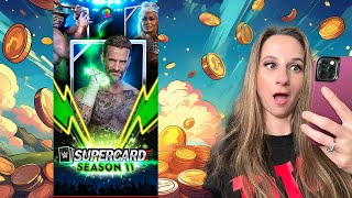 Spending 20K Credits on FERAL PACKS  WWE SUPERCARD Season 11 [upl. by Dulcea]