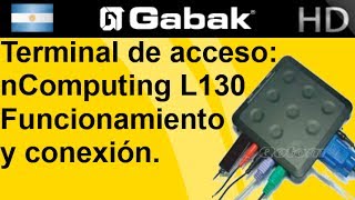 Terminal de acceso Ncomputing L130 Cómo funciona y se conecta [upl. by Normac]