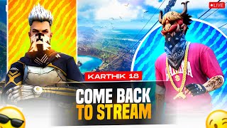 Free Fire live in Telugu  KARTHIK 18 YT is live  freefirelivetelugu [upl. by Anor860]