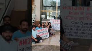 M3M Protest by buyers of Sector 89 Gurgaon [upl. by Whiffen344]