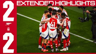 EXTENDED HIGHLIGHTS  Arsenal vs Liverpool 22  Saka scores his 50th Premier League goal [upl. by Edras]