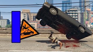 GTA SUPER Epic Fails 3  CAIDAS CONTRA VEHICULOS  Capitulo 1 [upl. by Gerty]